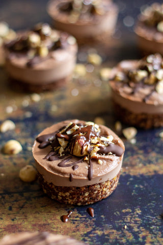 Freya's Nourishment Raw Choc Hazelnut mini Cheesecakes