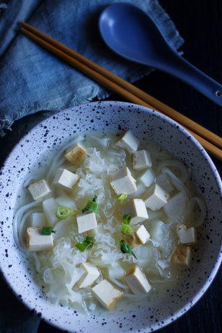 Skin Glowing Soup with Tofu