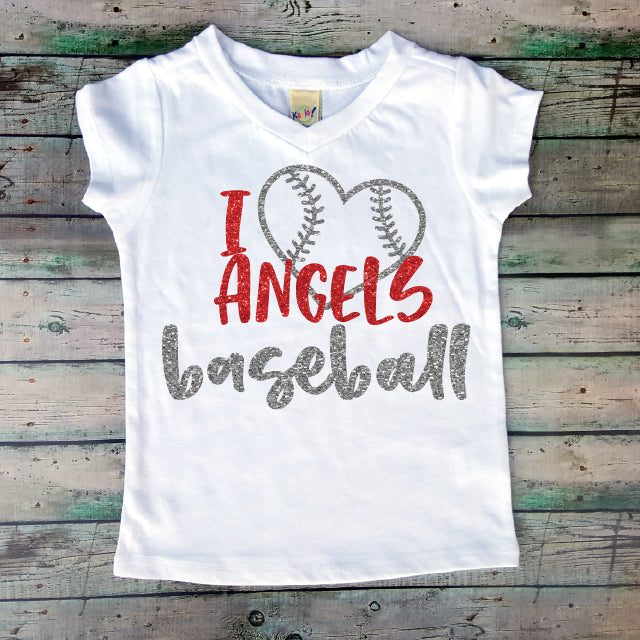 toddler angels baseball shirt