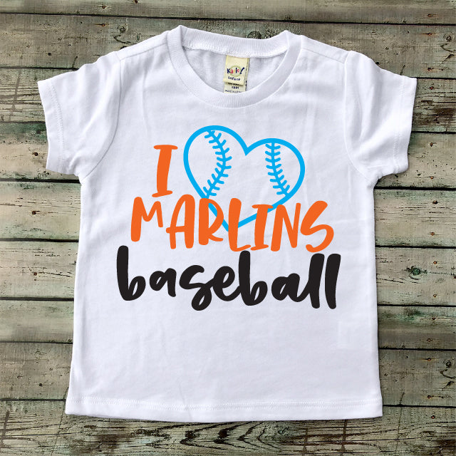 marlins baseball t shirt