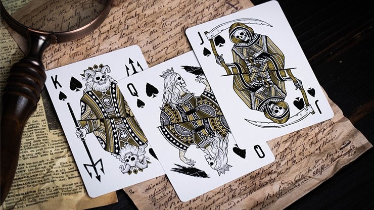 666 Gold Foil Playing Cards By Riffle Shuffle Merchant Of Magic