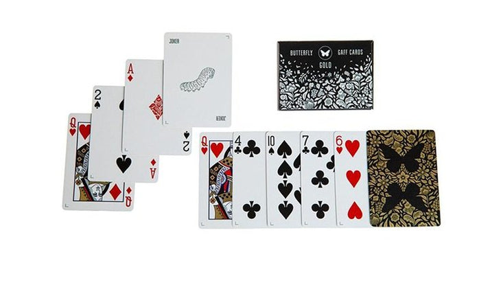 Gaff pack for Butterfly Playing Cards Marked (Black and Gold) by Ondrej ...