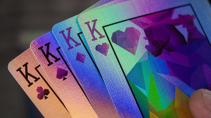 Limited Edition Memento Mori Holographic Playing Cards | Merchant of Magic