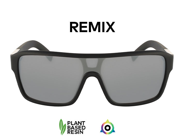  Dragon Men's Remix Shield Sunglasses : ביגוד, נעליים