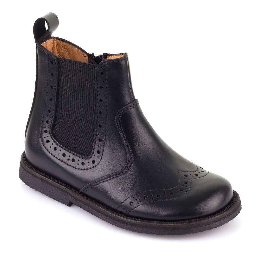 kids black chelsea boots