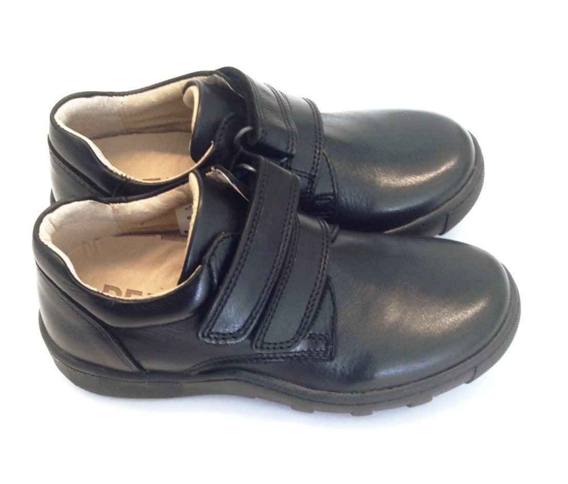 Black Petasil Patrick School Shoe 
