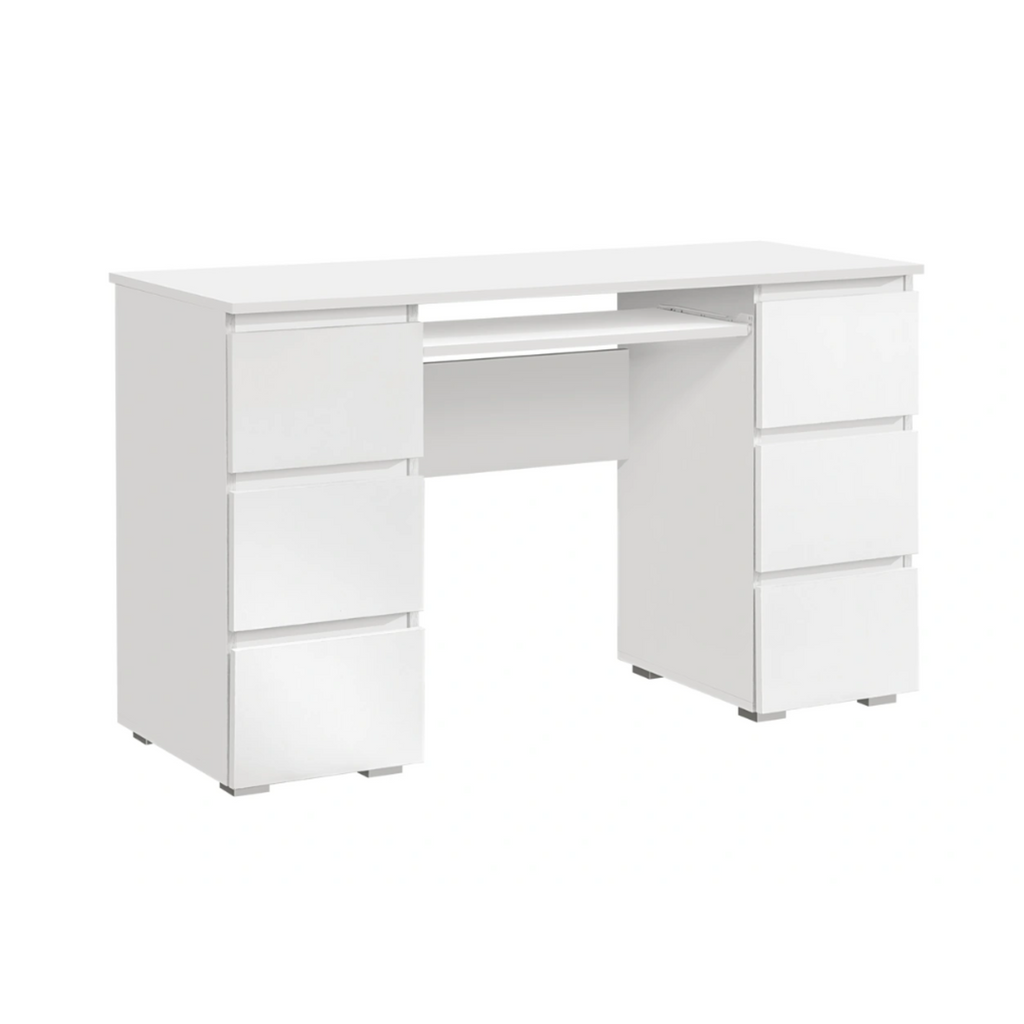 150cm white desk