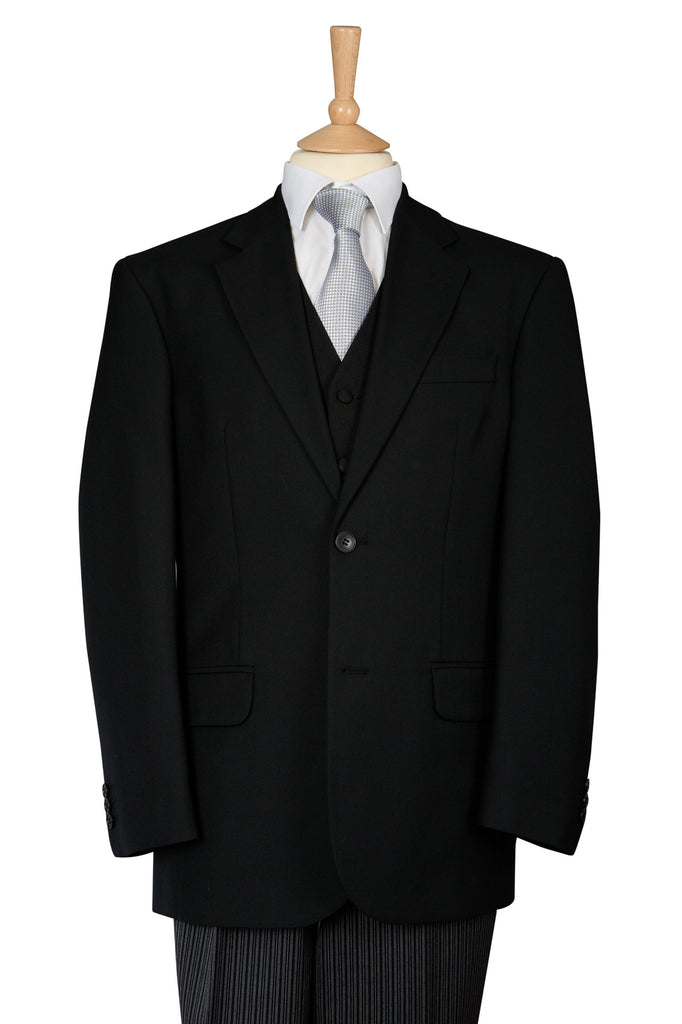 Black Three Piece Classic Masonic Suit – Richard Paul Menswear
