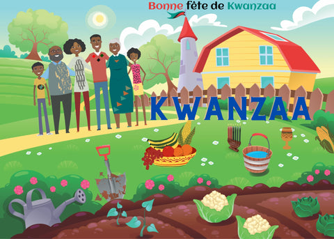 dessin-famille-africaine-celebration-kwanzaa