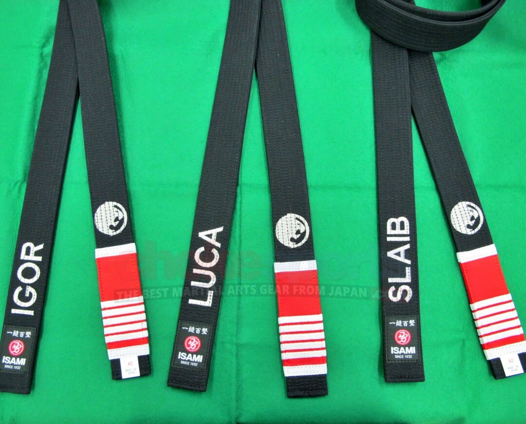 Custom Black Belts for Renzo Gracie UWS