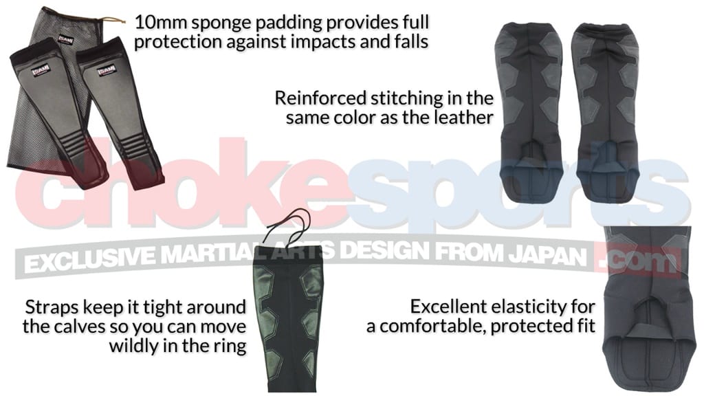 Isami Pro Wrestling Kick Pads from ChokeSports.com