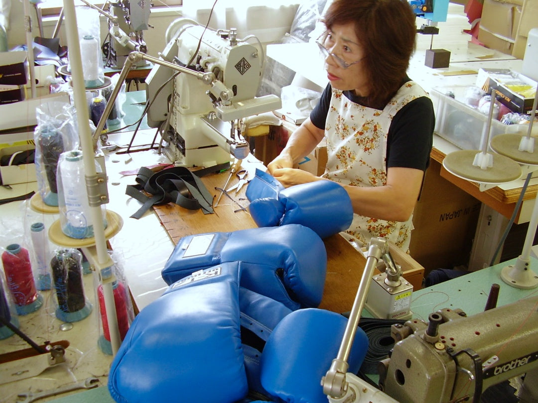 Isami glove factory in Japan