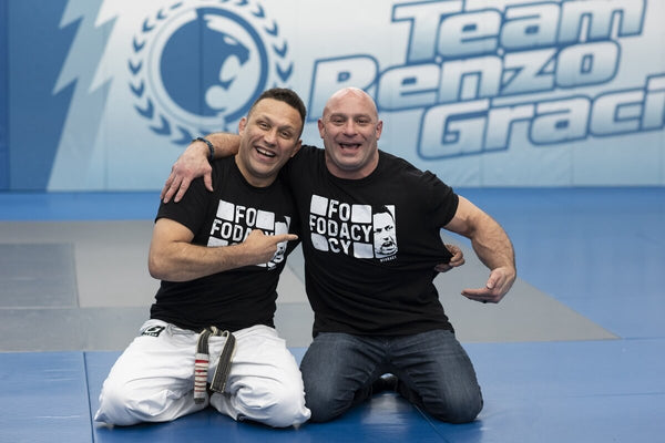 Renzo Gracie and Matt Serra wear Fodacy