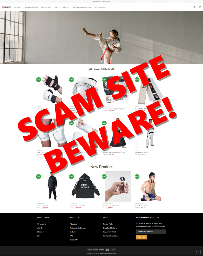 Scam site beware!