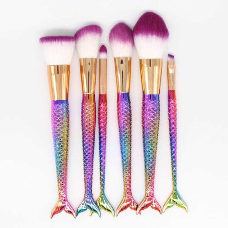 mermaid makeup brushes