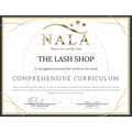 national association of lash artists award for comprehensive curriculum