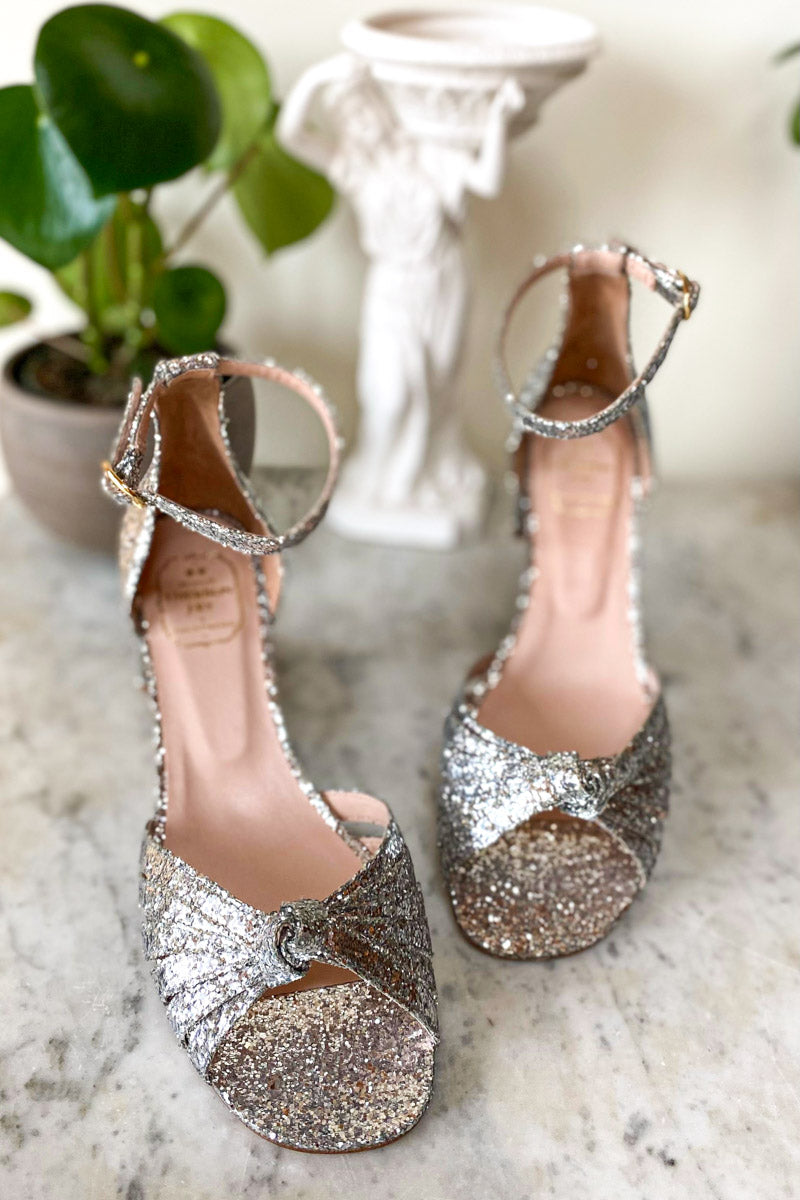 1930s Sandal - Silver Sparkler