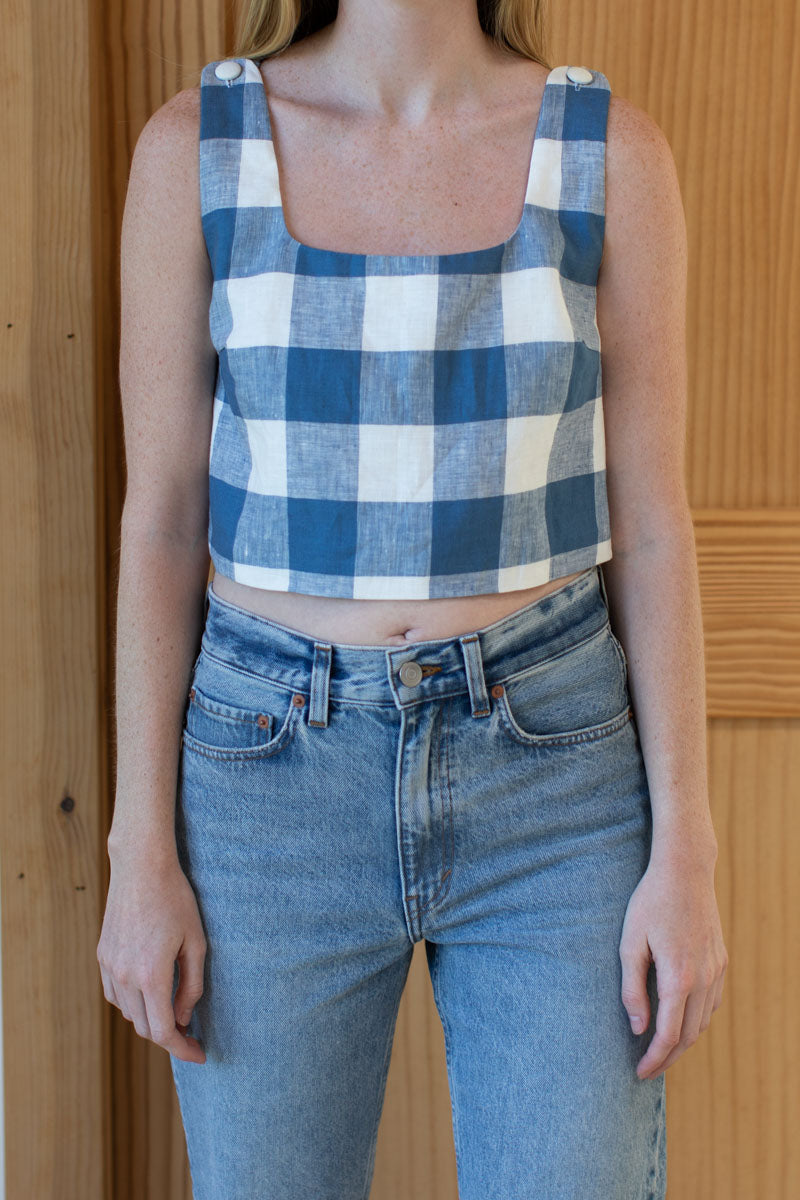 Roma Top - Bombay Plaid