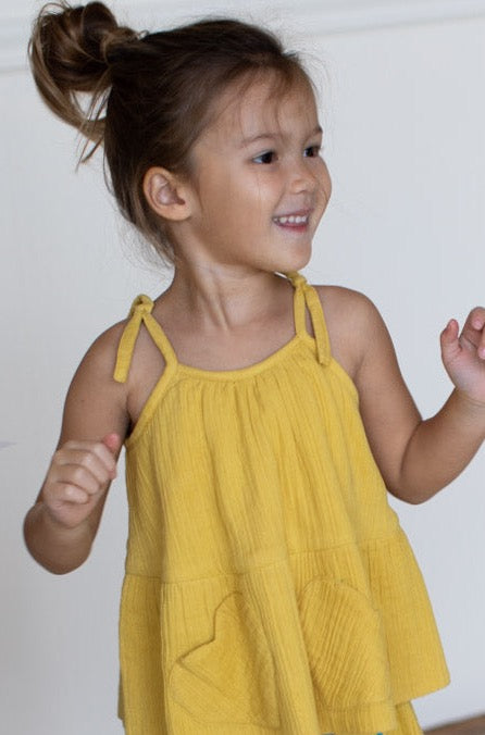 Little Fry Sunshine Top - Marigold Organic