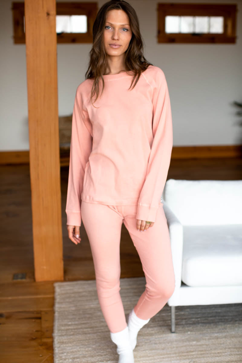 Family Pajamas Adult - Pale Blush Organic