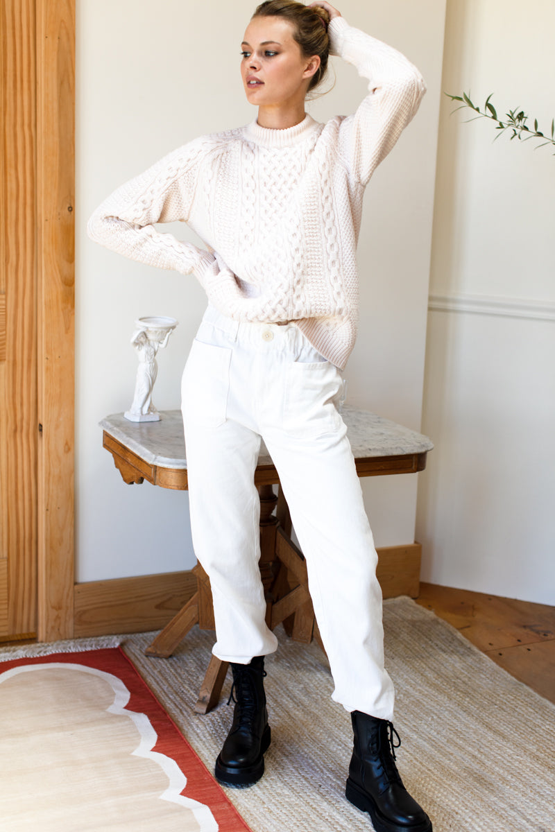 Orchard Pant 2 - Ivory Hemp Organic