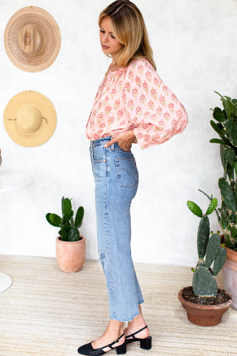 Frances Blouse - Monday Flowers Organic