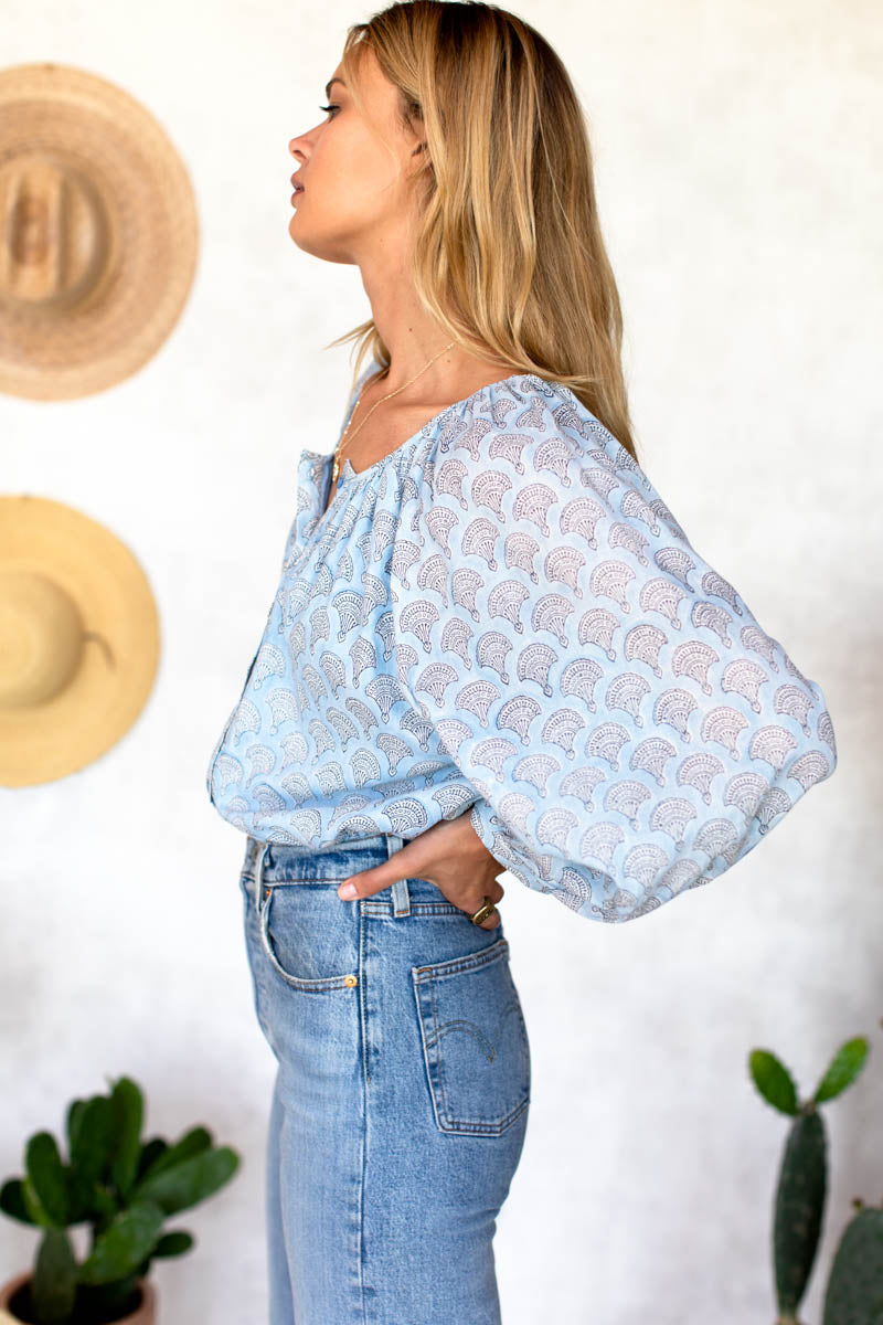 Frances Blouse - Sunday Flowers Organic