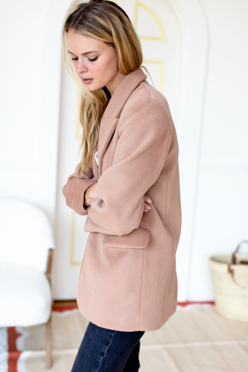 Jude Jacket - Camel Wool Cashmere