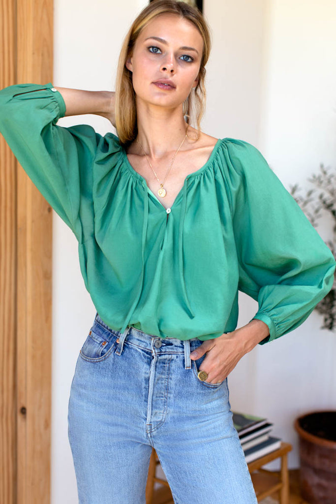 Lucy Blouse - Meadow - Emerson Fry