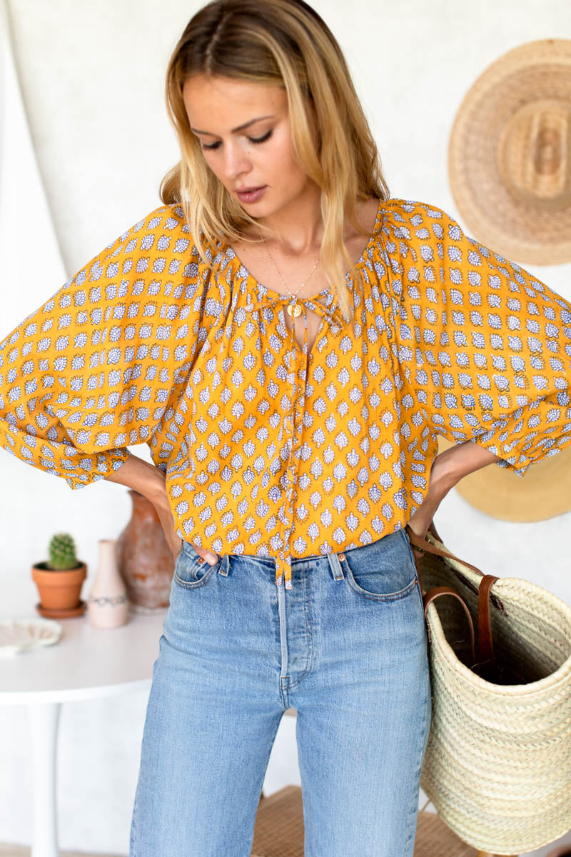 Lucy Blouse - Sisters Yellow Organic