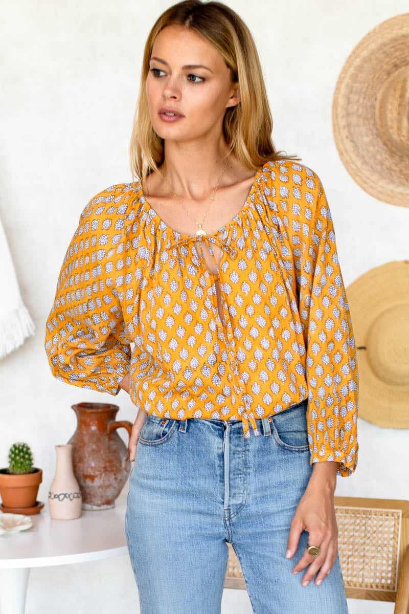 Lucy Blouse - Sisters Yellow Organic