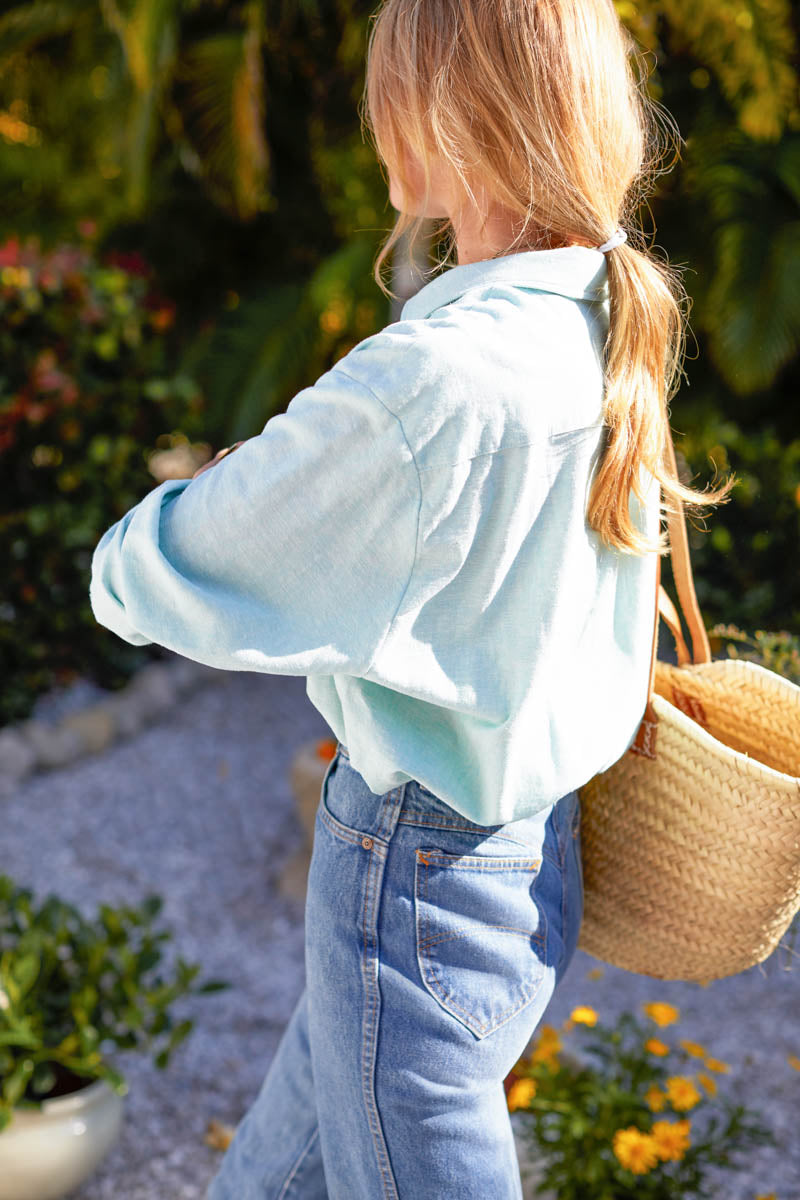 Ryan Shirt - Nile Blue Hemp Organic