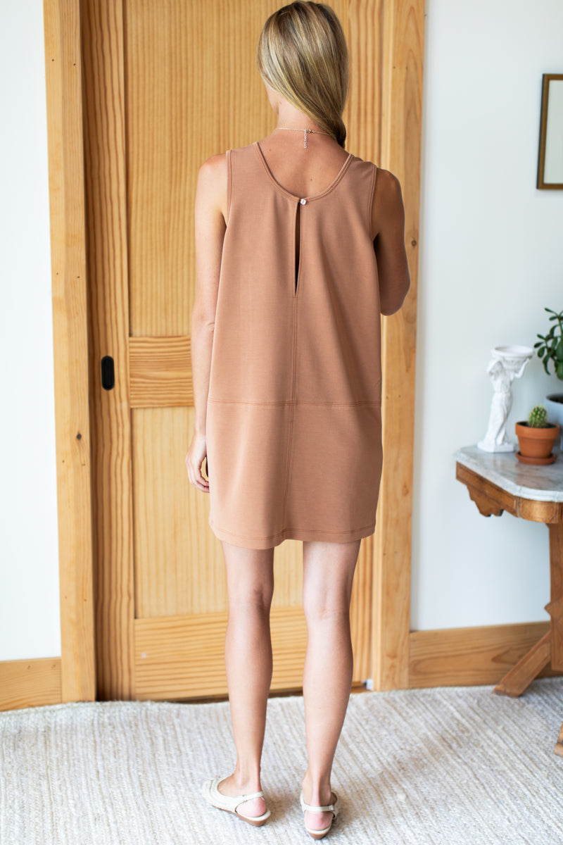 Edie Sleeveless Dress - Clay