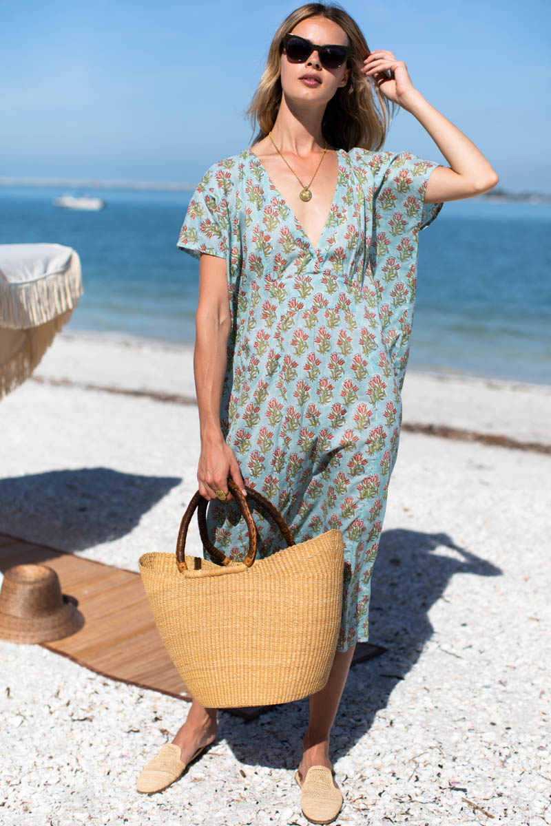 Francina Caftan - Tuesday Flowers Organic