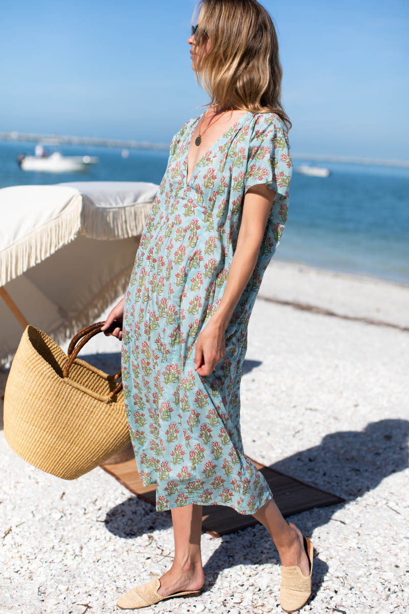 Francina Caftan - Tuesday Flowers Organic