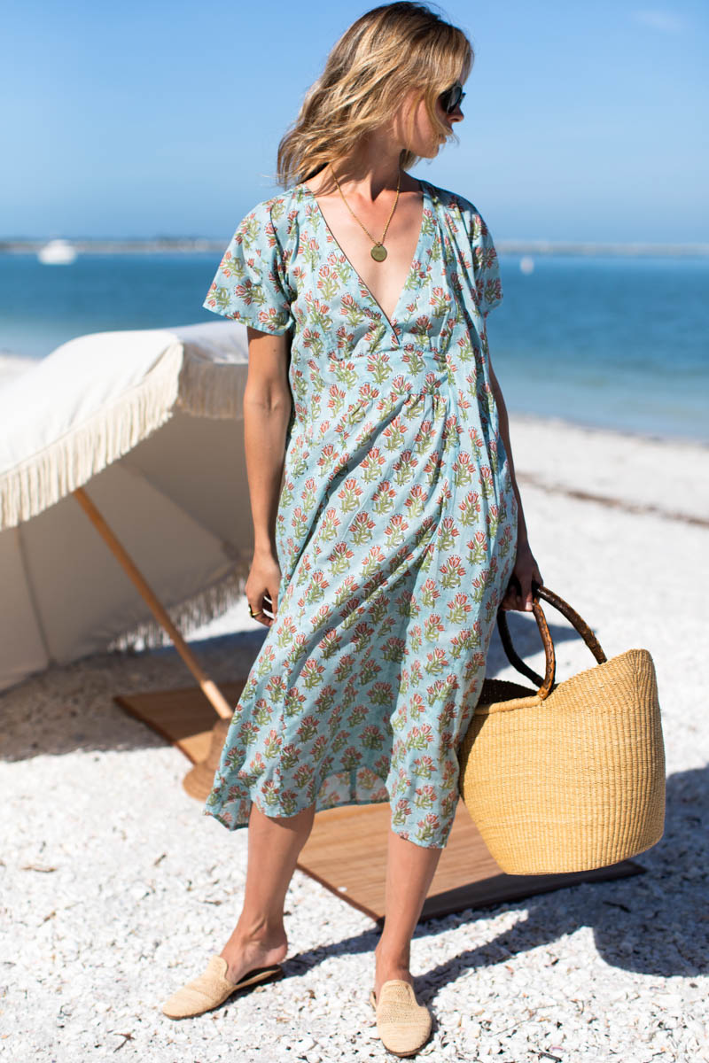 Francina Caftan - Tuesday Flowers Organic