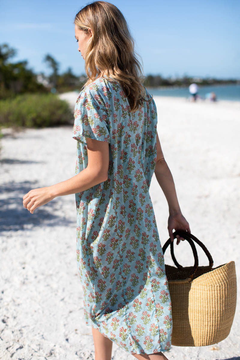 Francina Caftan - Tuesday Flowers Organic