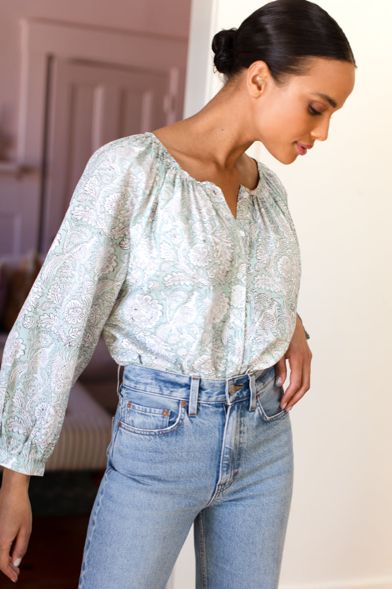 Frances Blouse - Birdsong Garden Organic