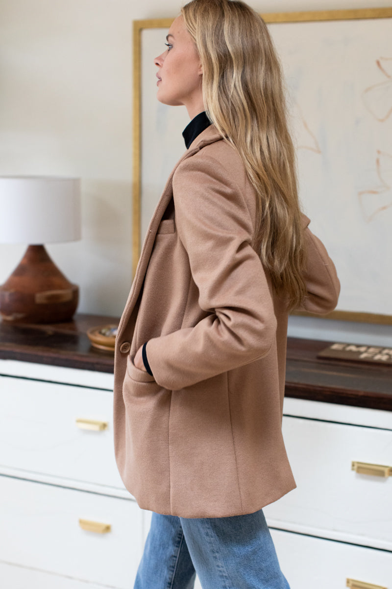 Dinner Jacket - Camel Wool Cashmere