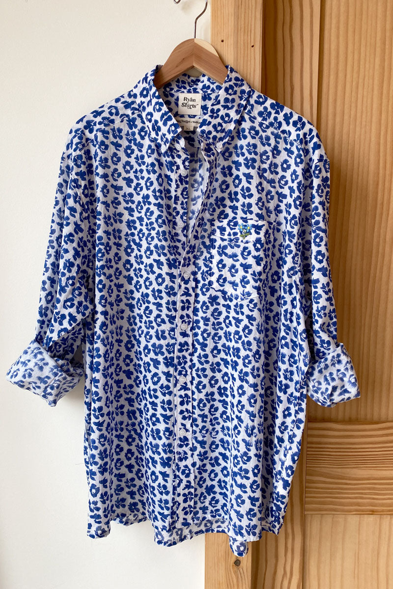 Ryan Shirt - Blossom Indigo Organic