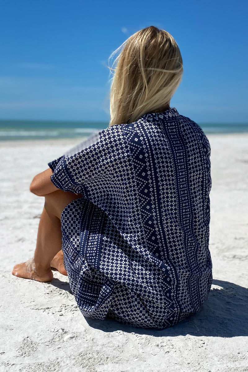 Emerson Caftan - Ink Organic