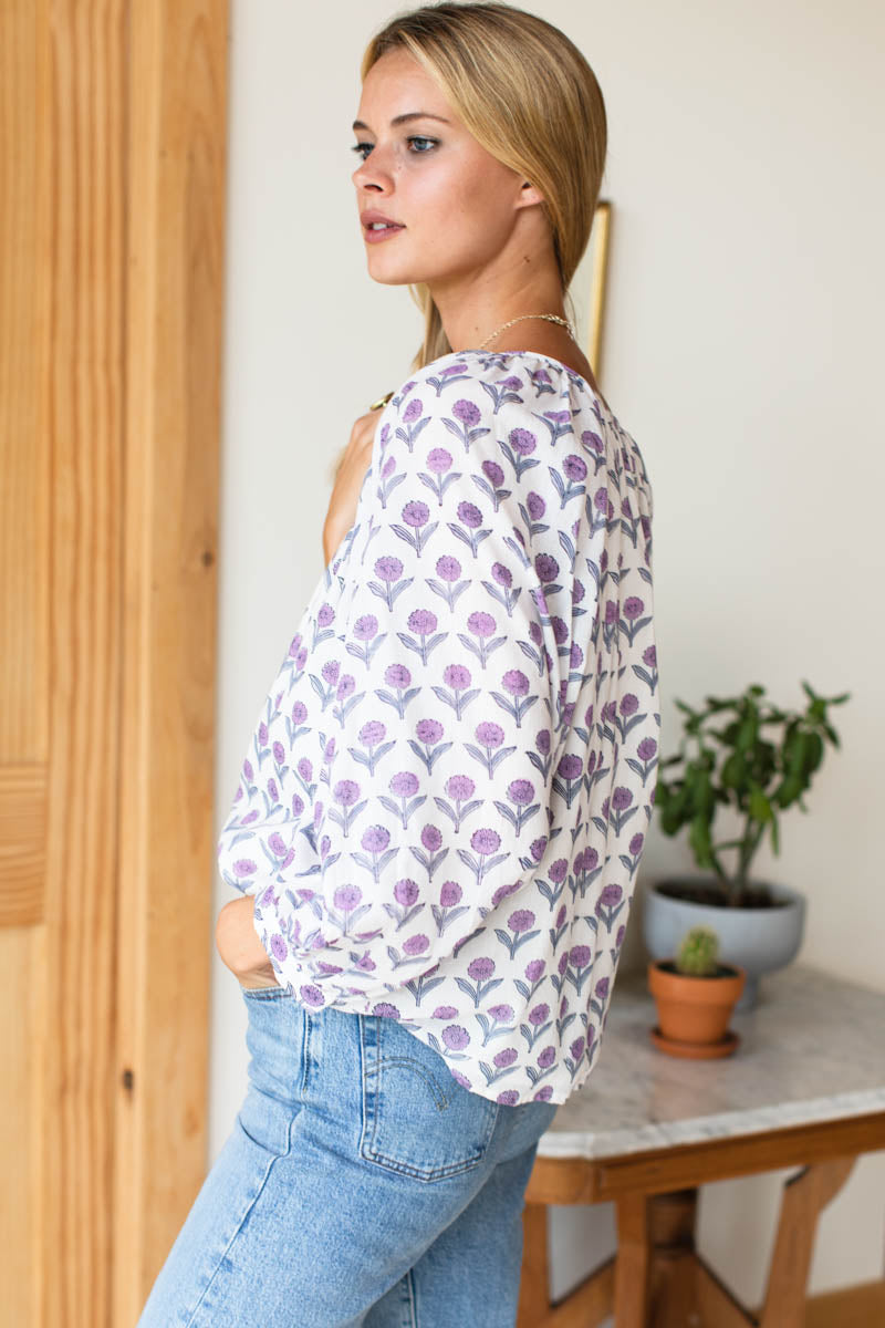 Frances Blouse - Plum Organic