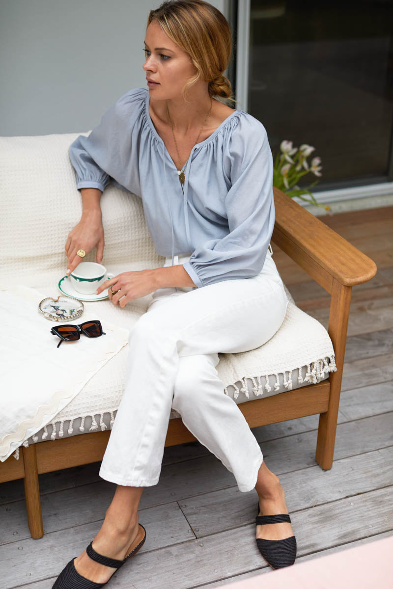 Lucy Blouse - Fresh Blue