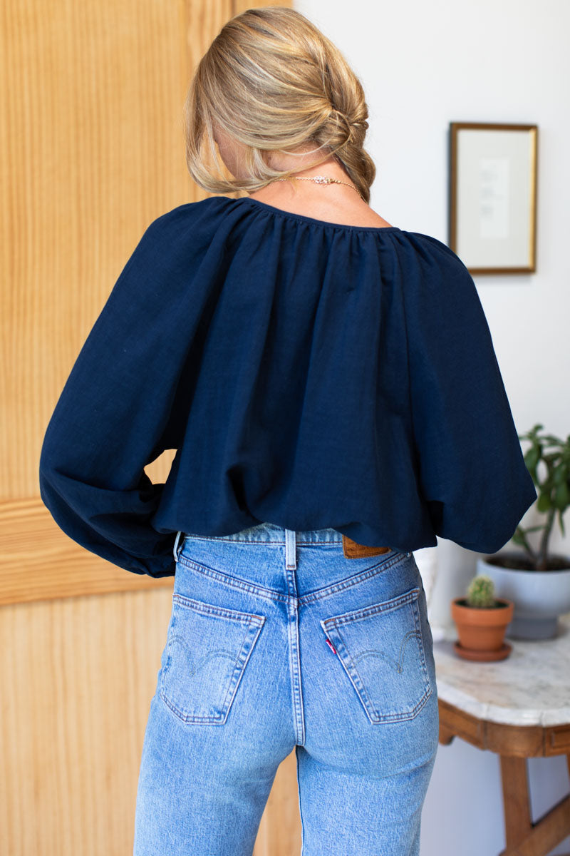 Frances Blouse - Maritime Linen