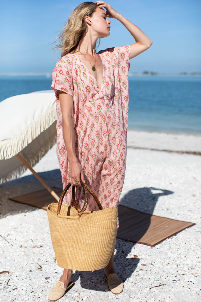 Francina Caftan - Monday Flowers Organic