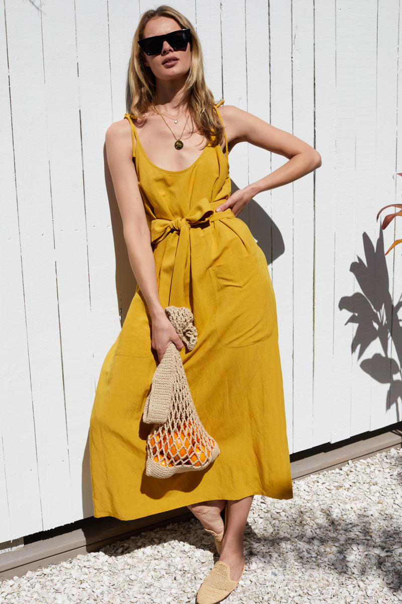 Livia Sundress - Golden Wheat