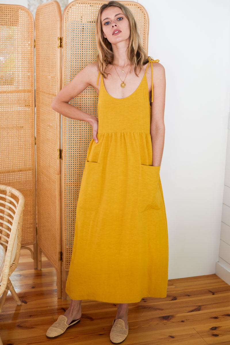 Livia Sundress - Golden Wheat