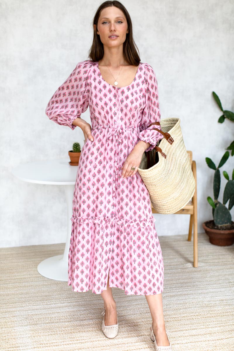 Lucy Long Sleeve Dress - Posey Organic