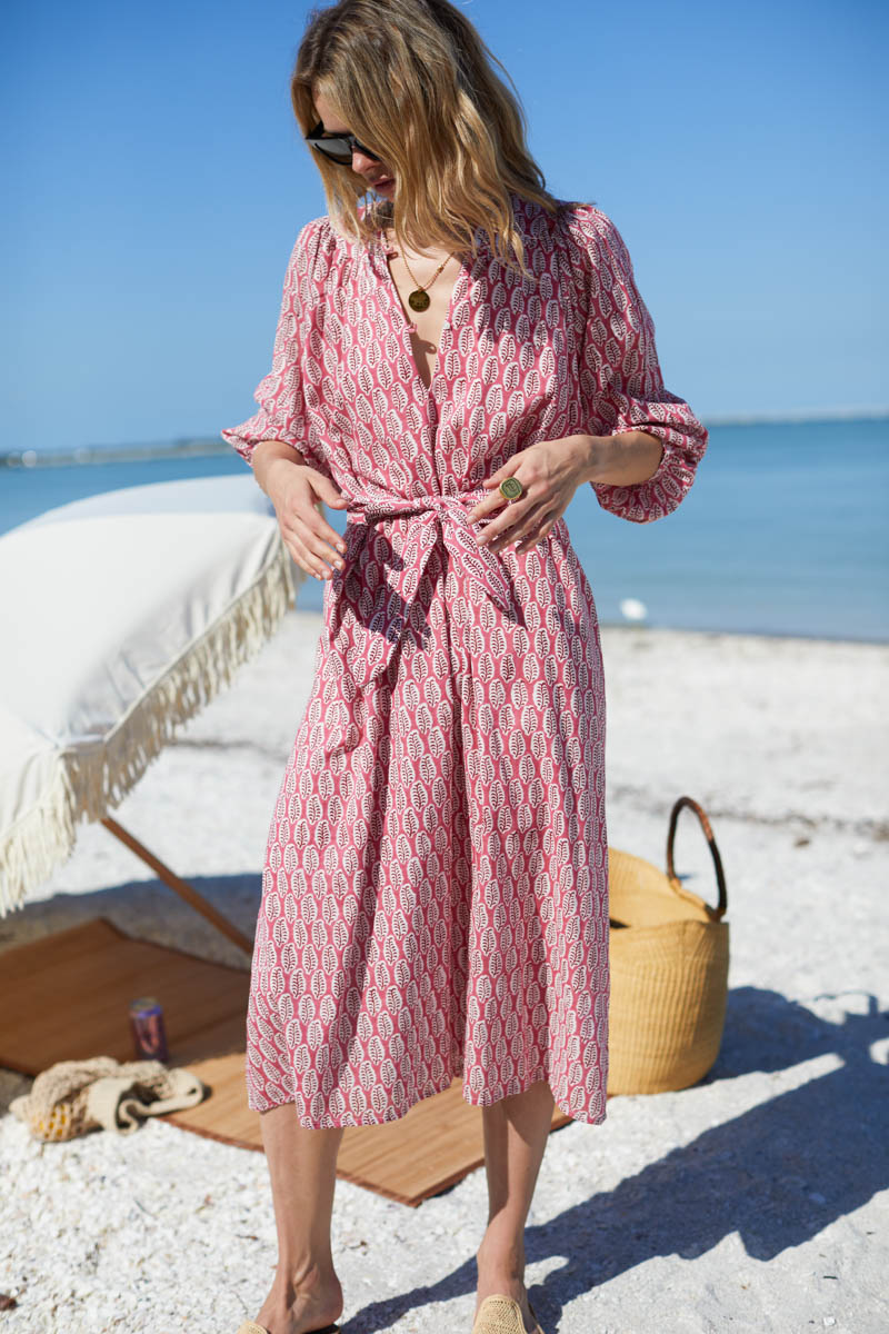 Olympia Caftan - Rosey Organic