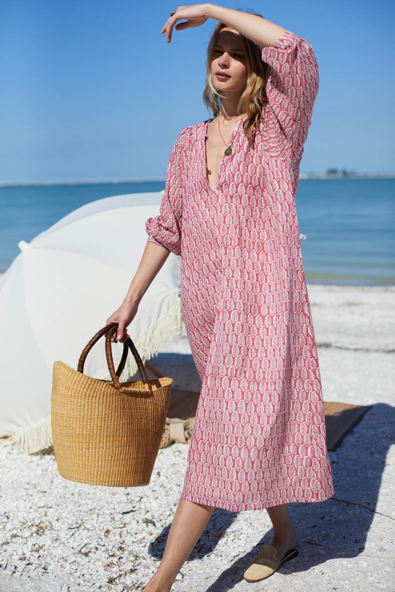 Olympia Caftan - Rosey Organic